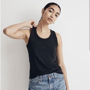 Madewell Whisper Cotton Scoopneck Tank